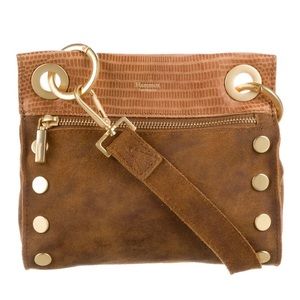 Hammitt Small Tony Crossbody Suede Brown Bag Used